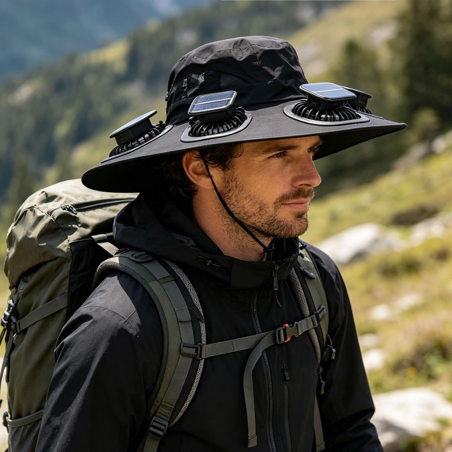 Visor Sun Hat - Casquette Visière 6 Ventilateurs Été 2026