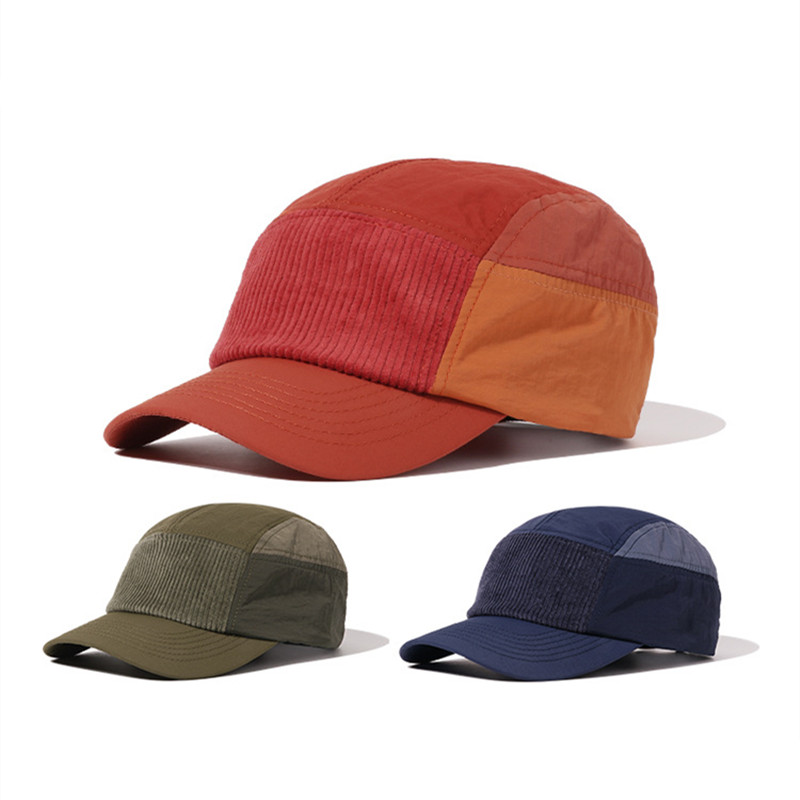 Corduroy Cap 5 Panel - Casquette de baseball 5 panneaux style