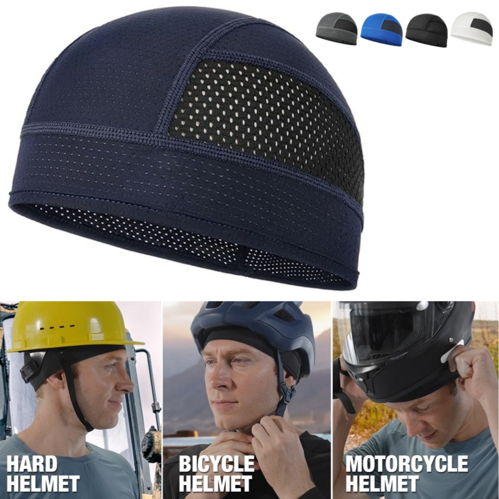 Skull Cap Helmet Liner - Bonnet d'été en maille fine pour