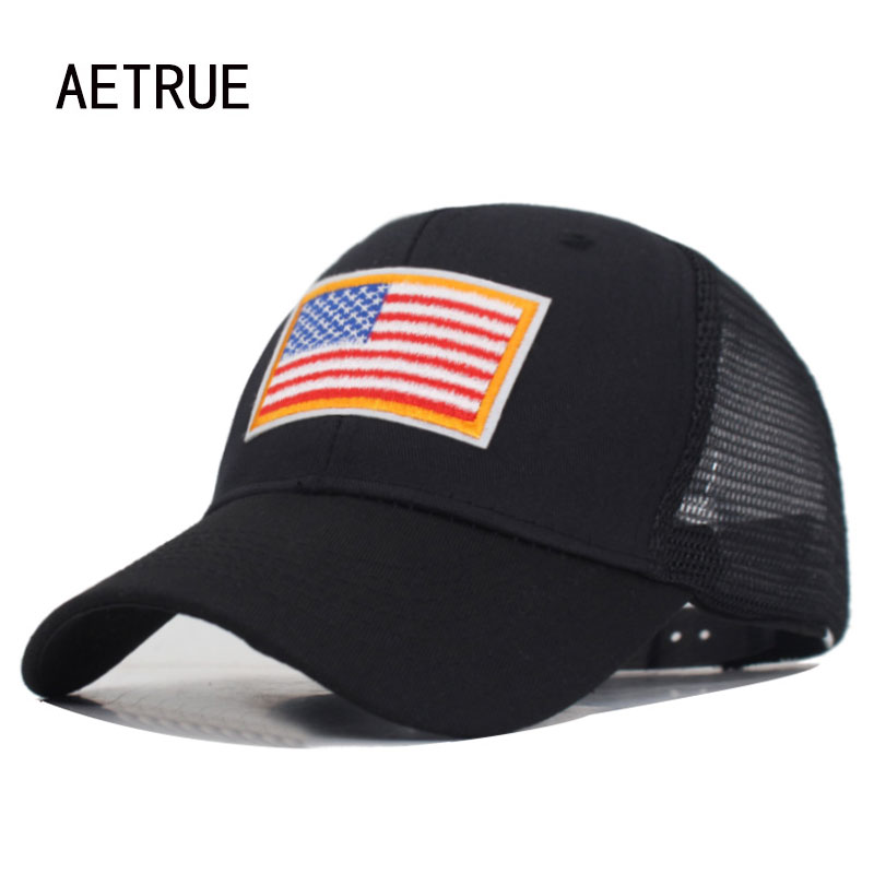 Golf Cap Dad - AETRUE-casquette de Baseball drapeau américain |
