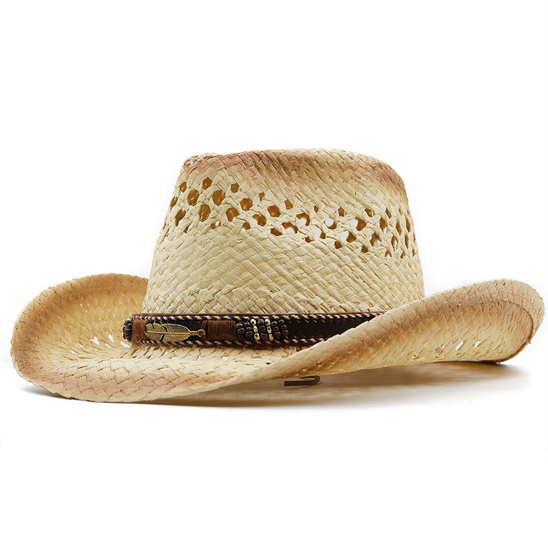 Cowboy Hat Straw - Panama doux fait à la main