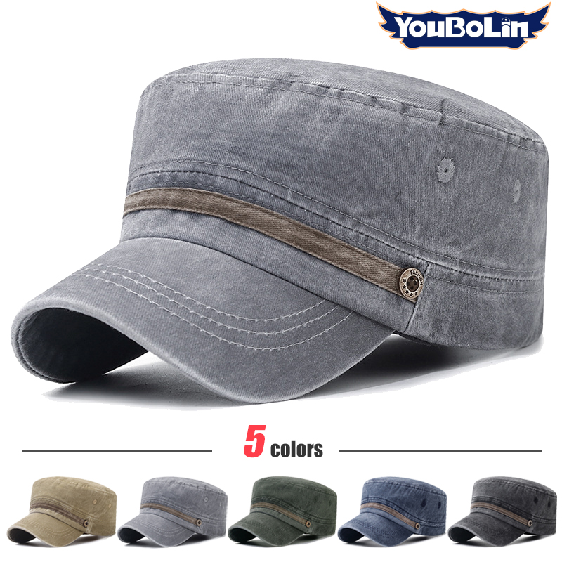 Dad Hat Cotton - Casquette délavée, casquette plate en coton