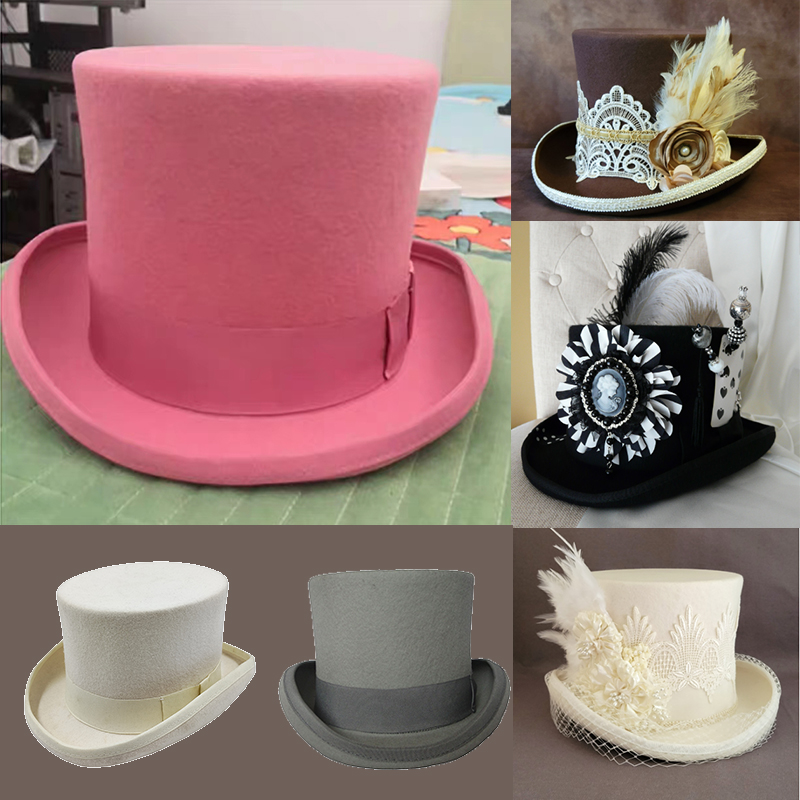 Fedora Hat Wool - Nouveaux hommes chapeau 100% laine Fedora