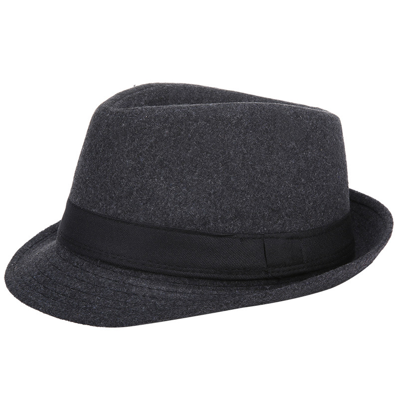 Fedora Hat Wool - Chapeau Fedora Jazz en laine chaude