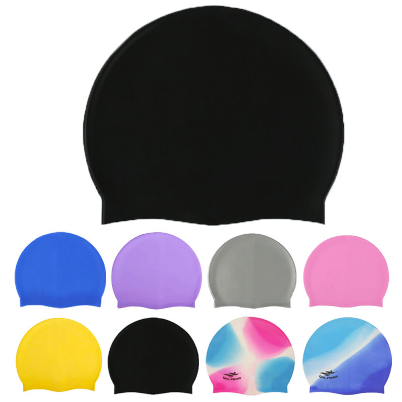 Swim Hat Silicone - Bonnets de bain imperméables en Silicone