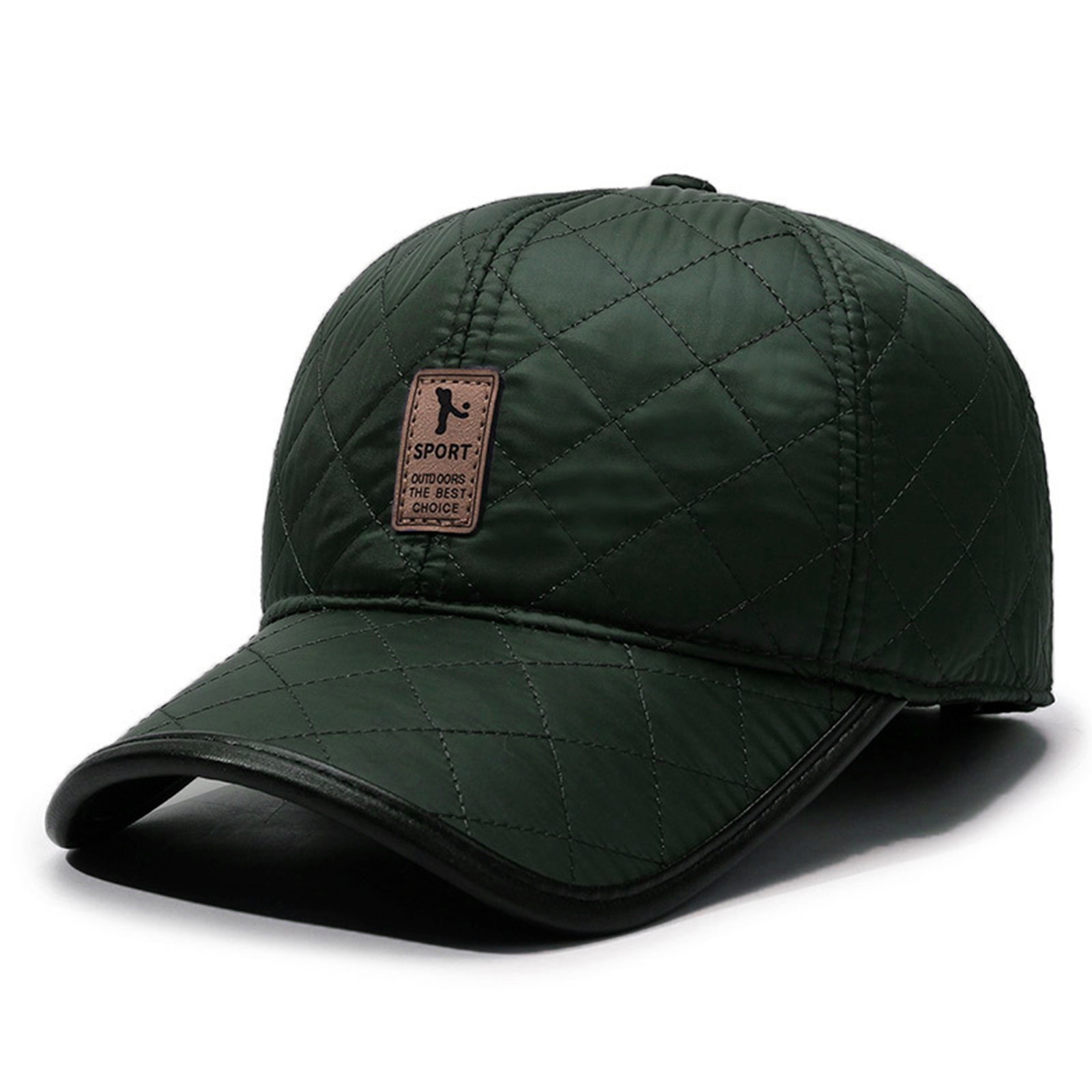 Winter Trapper Hat - Casquette de Baseball en PU pour