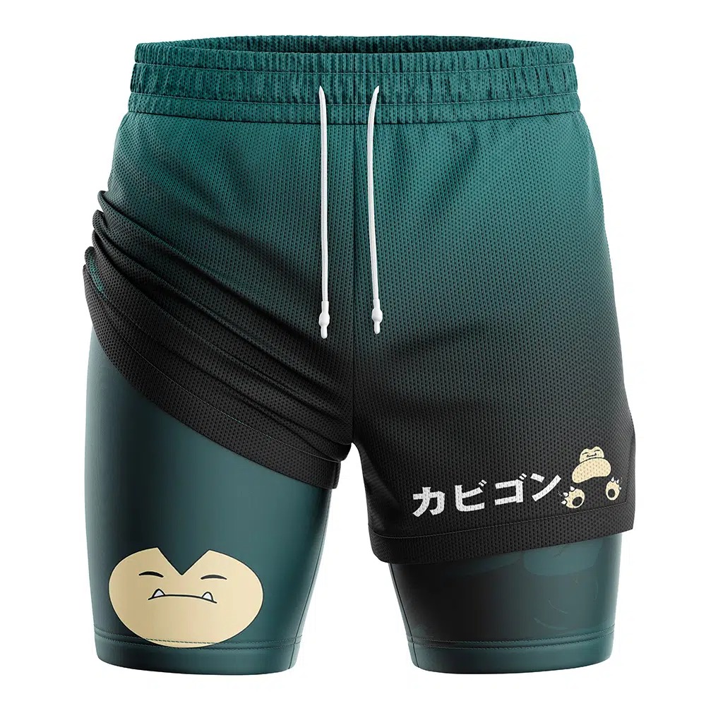 Running Cap Lightweight - Bandai Pocket Monster Snorlax Anime Short
