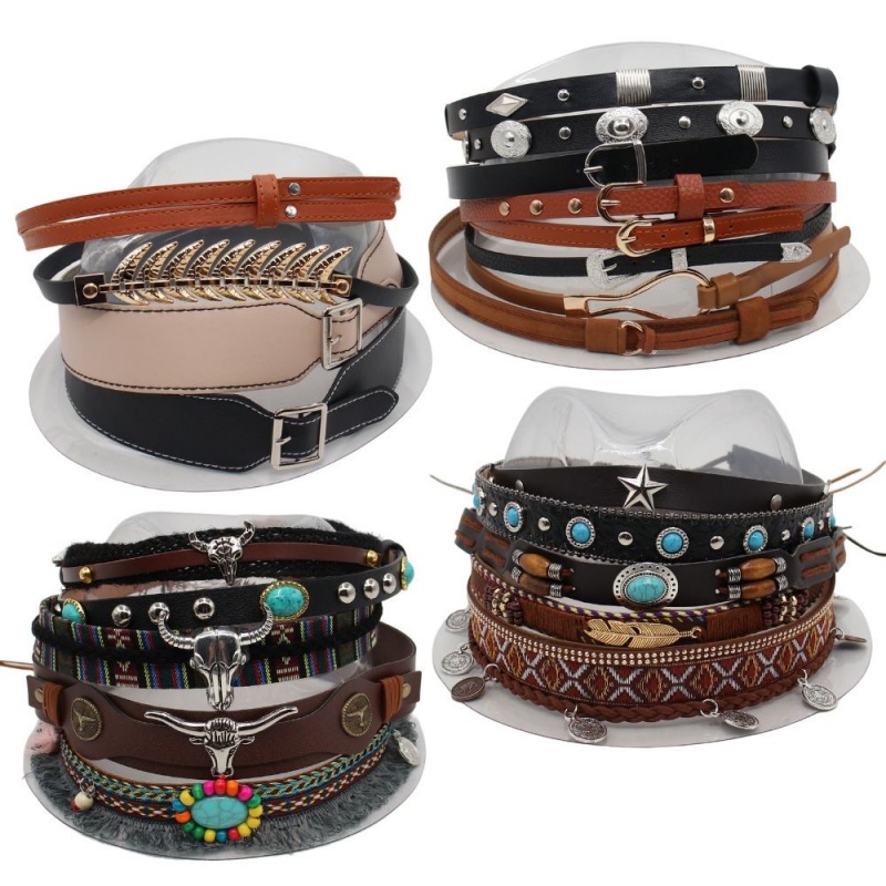 Cowboy Hat Straw - Accessoires de chapeau en cuir tressé