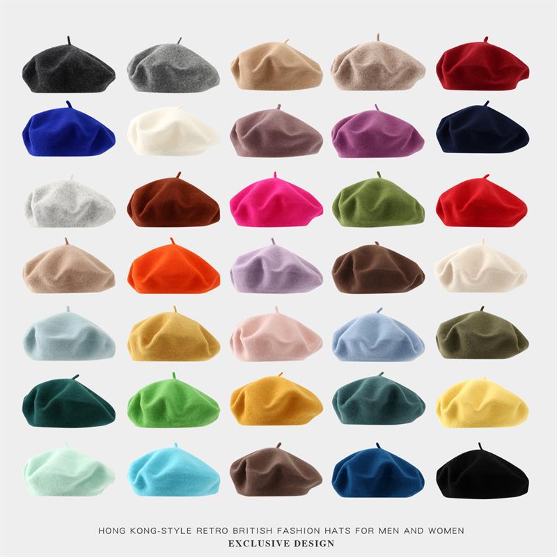 Beret French Wool - Béret Grande Taille Femme – Chapeau