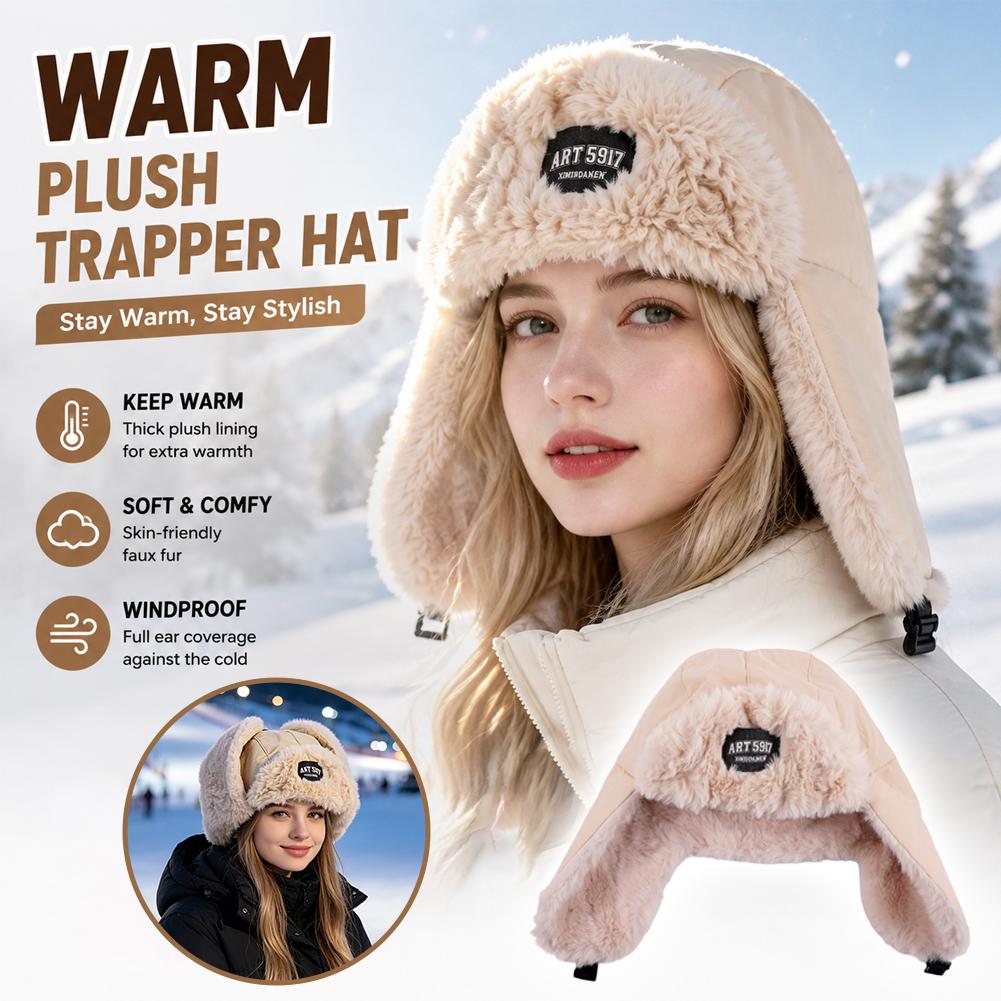 Winter Trapper Hat - Chapeau d'hiver style trappeur avec doublure