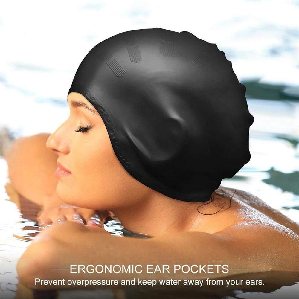 Swim Hat Silicone - Bonnets de natation à haute élasticité