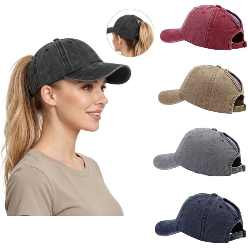 Golf Cap Dad - Casquette de baseball en coton lavé