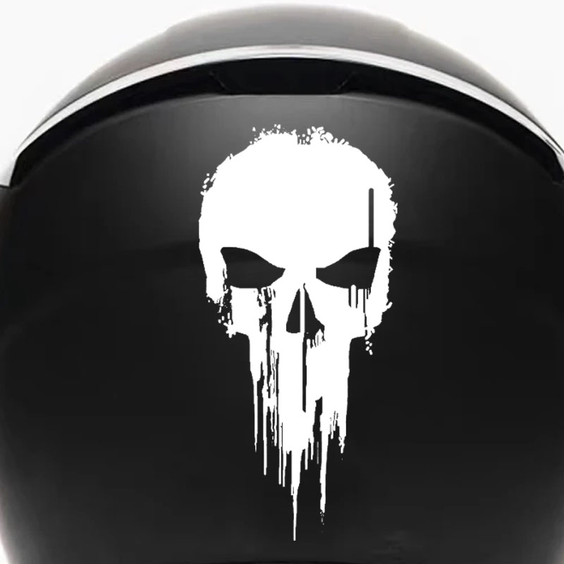 Skull Cap Helmet Liner - Autocollants en vinyle imperméables en forme