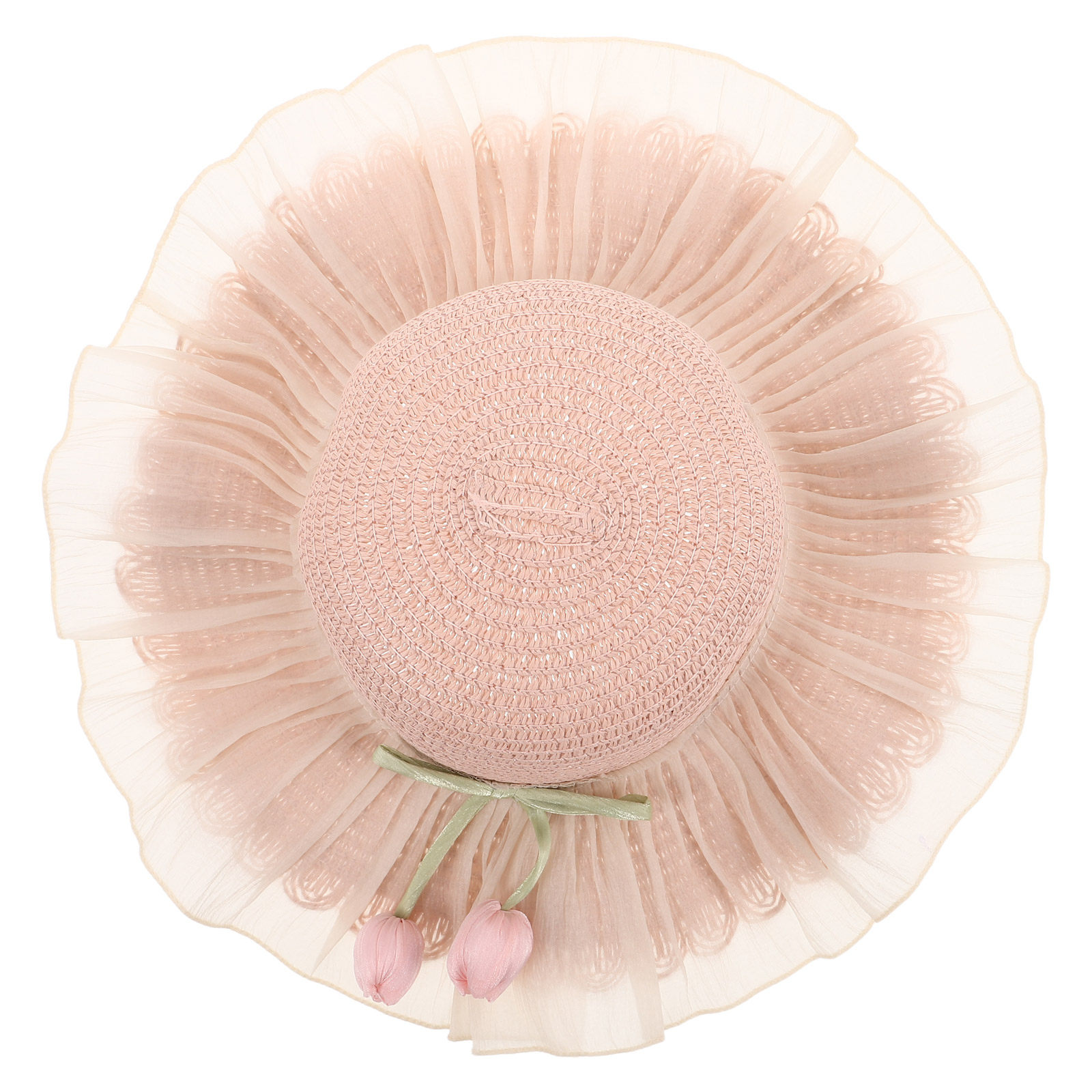 Sun Hat Wide Brim - Chapeau de soleil en paille pour
