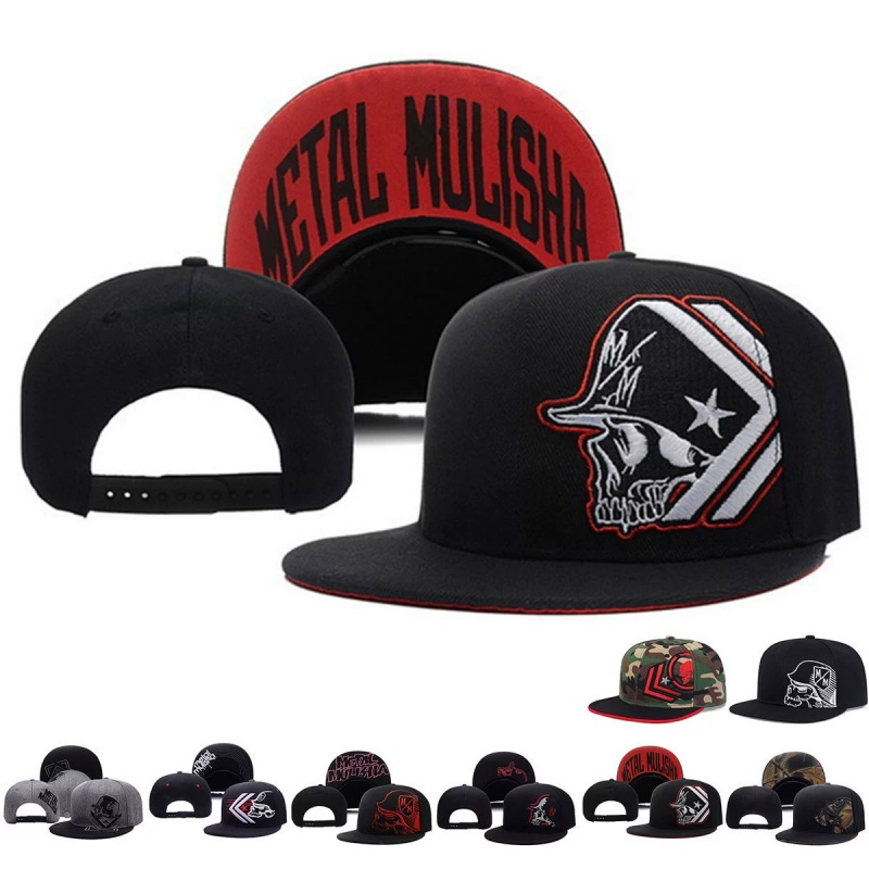 Snapback Hat Flat - Casquette de baseball unisexe avec broderie