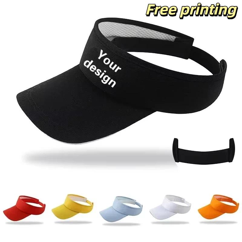 Visor Sun Hat - Casquettes de golf anti-UV personnalisées avec