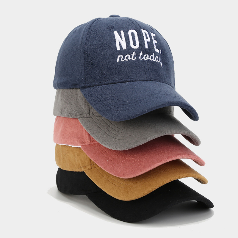 Dad Hat Cotton - Casquette de baseball brodée en peluche
