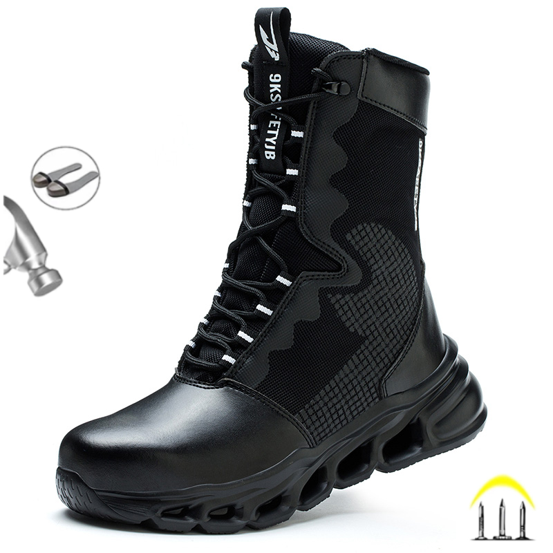 Snapback Hat Flat - Bottes de sécurité pour hommes, chaussures