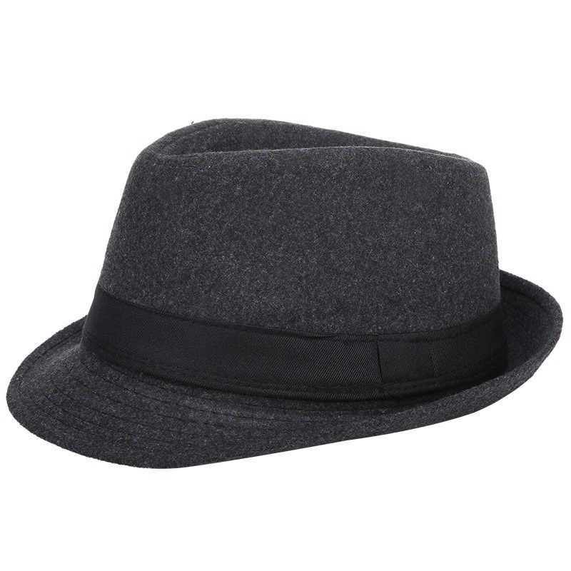 Fedora Hat Wool - Chapeau Fedora en laine pour homme,