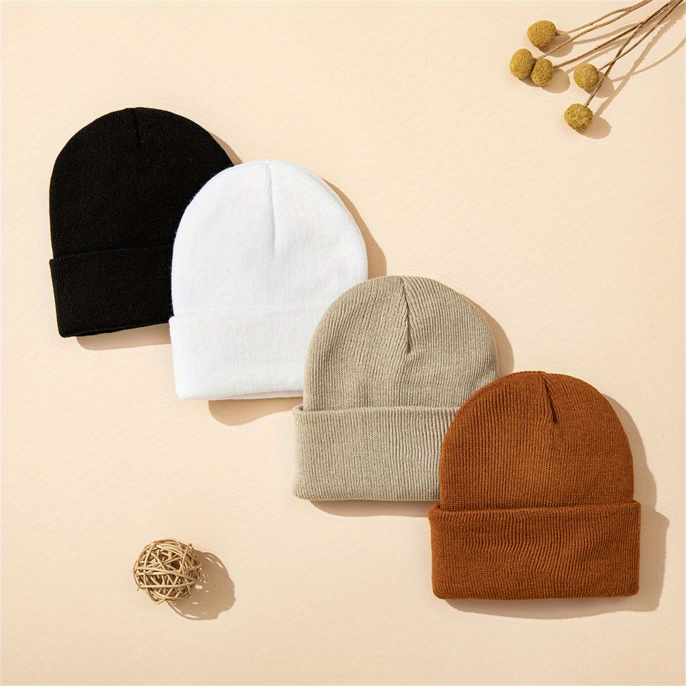 Beanie Cuffed Knit - Bonnet tricoté à revers pour bébé,