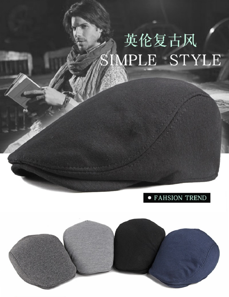 Newsboy Cap Ivy - Casquette plate Newsboy en laine mélangée
