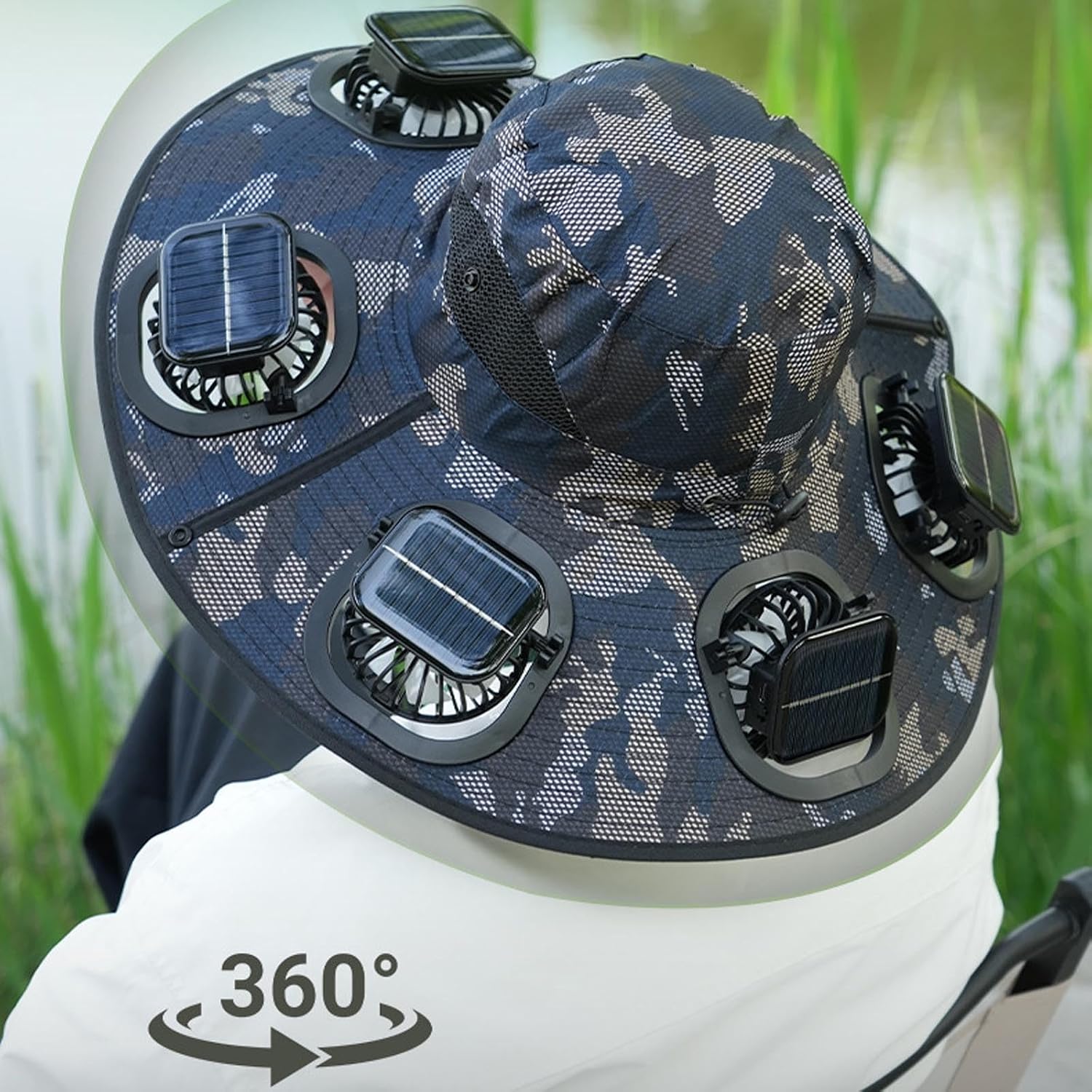 Casquette Visière 6 Ventilateu - Visor Sun Hat avis et prix