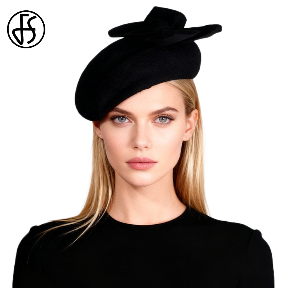 Bérets français en laine noirs - Beret French Wool avis et prix