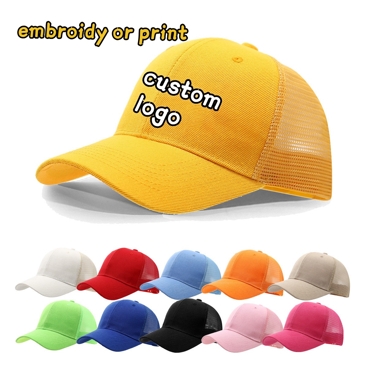 Casquette avec Logo personnali - Trucker Cap Mesh avis et prix