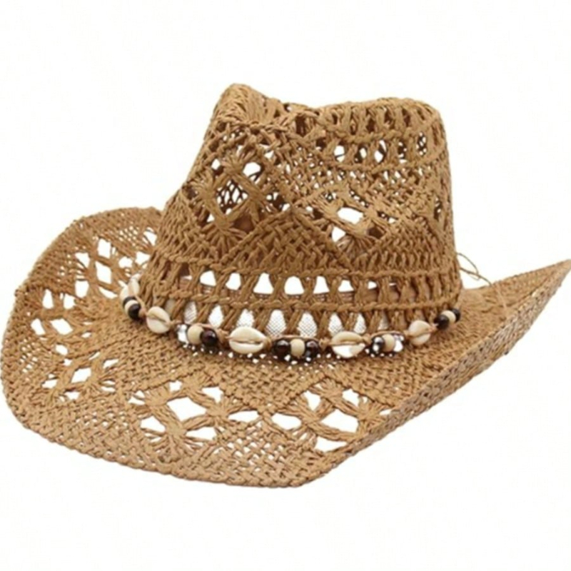 1 chapeau de soleil en paille  - Cowboy Hat Straw avis et prix