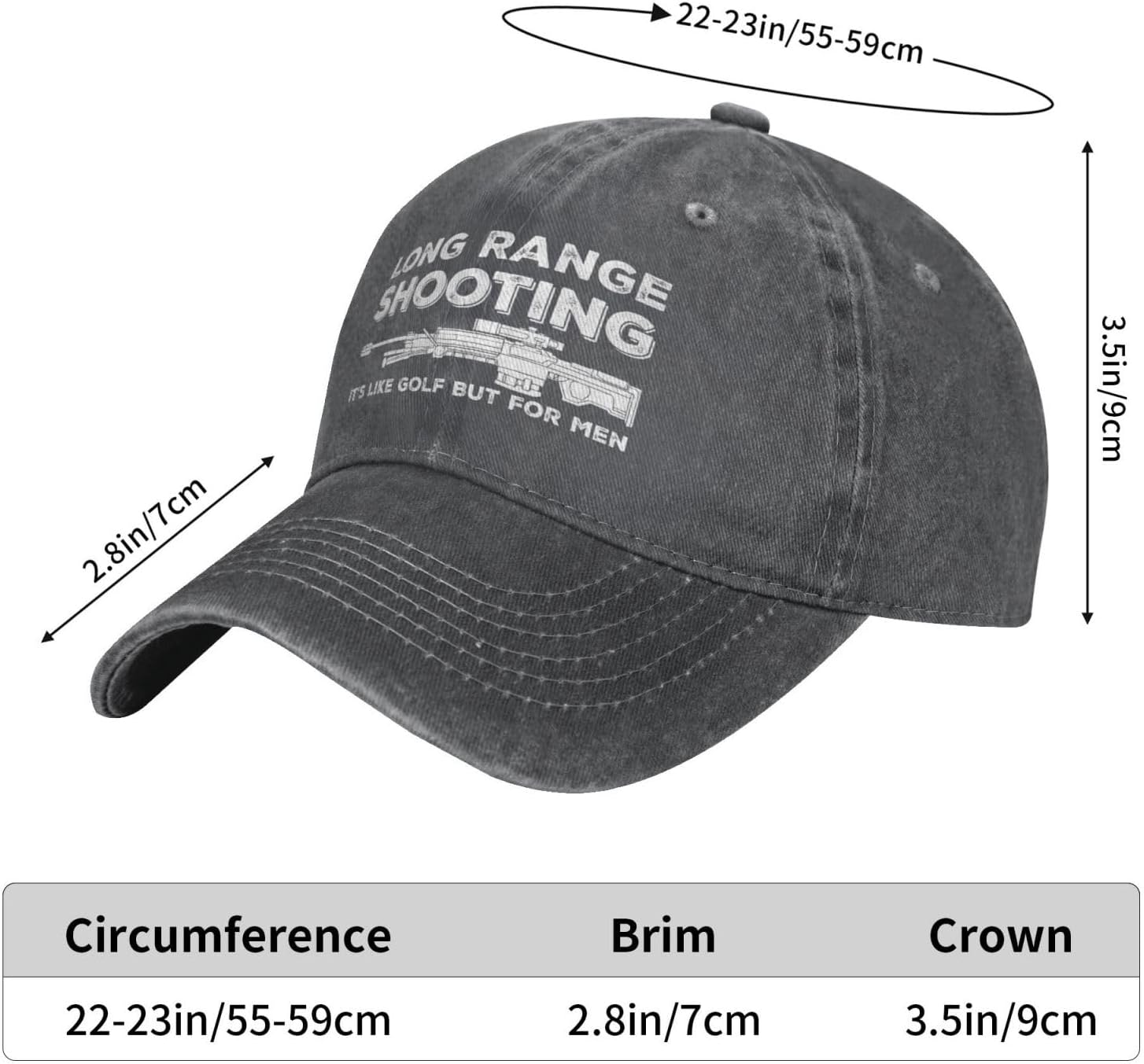 Chapeau drôle à longue portée  - Golf Cap Dad avis et prix