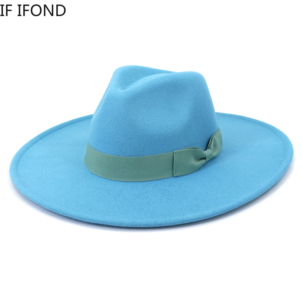 Chapeaux à grand bord pour fem - Fedora Hat Wool avis et prix