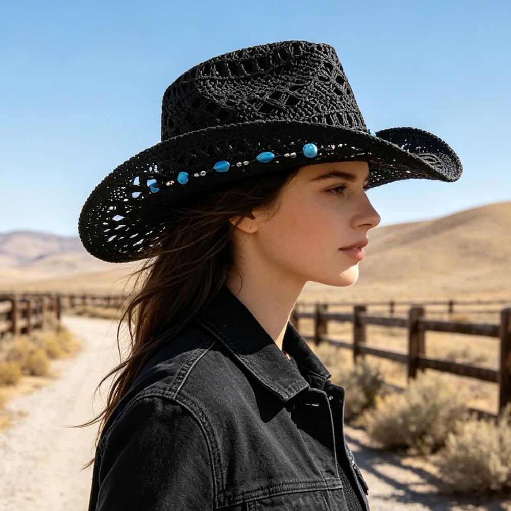 Chapeau de cowboy à large bord - Cowboy Hat Straw avis et prix