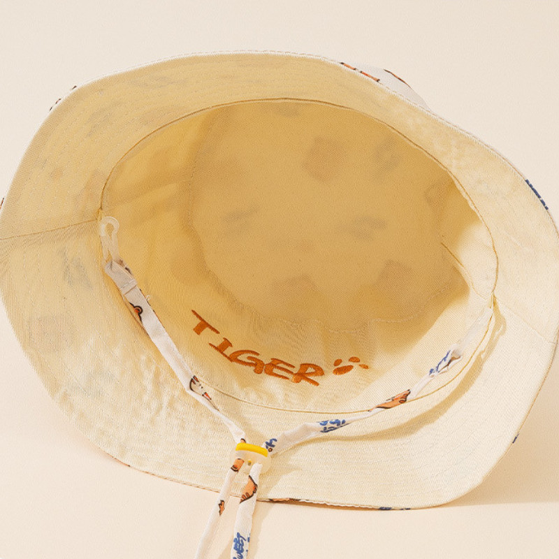 Chapeau Bob Bébé Brodé Lettres - Bucket Hat Cotton avis et prix