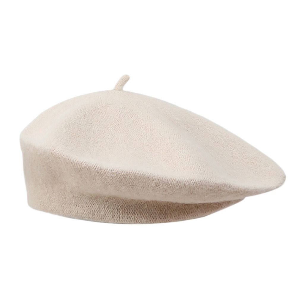 Béret en laine uni élégant pou - Beret French Wool avis et prix
