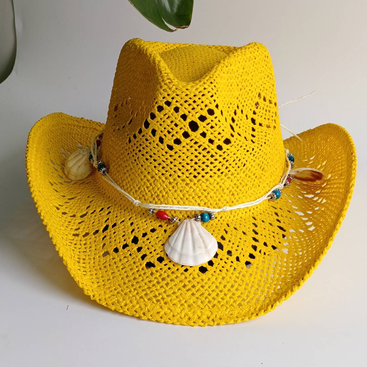 Chapeaux de cowboy jaunes vifs - Cowboy Hat Straw avis et prix