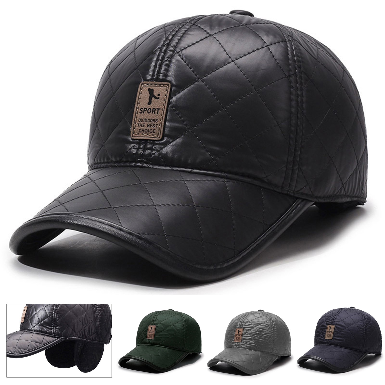 Casquette de Baseball en PU po - Winter Trapper Hat avis et prix