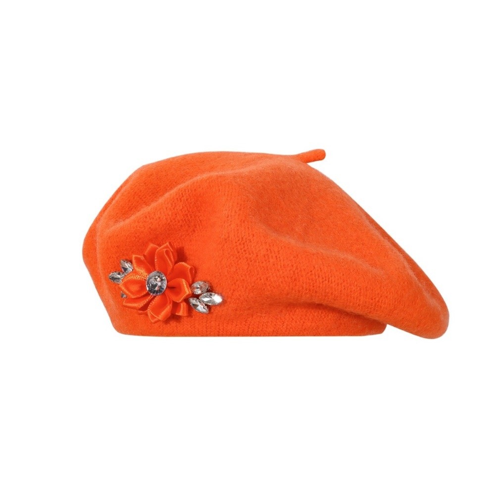 Béret en Laine Couleur Unie Te - Beret French Wool avis et prix