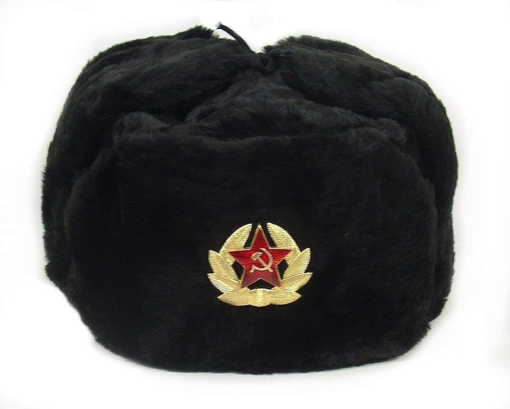 Chapeau russe, insigne militai - Winter Trapper Hat avis et prix