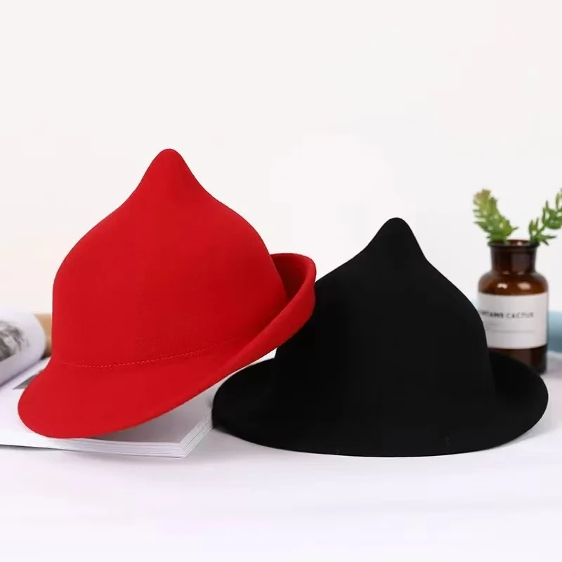 Chapeau de sorcière moderne 10 - Fedora Hat Wool avis et prix