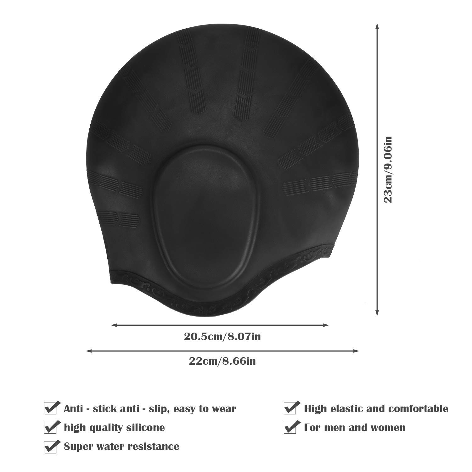 Bonnets de natation à haute él - Swim Hat Silicone avis et prix