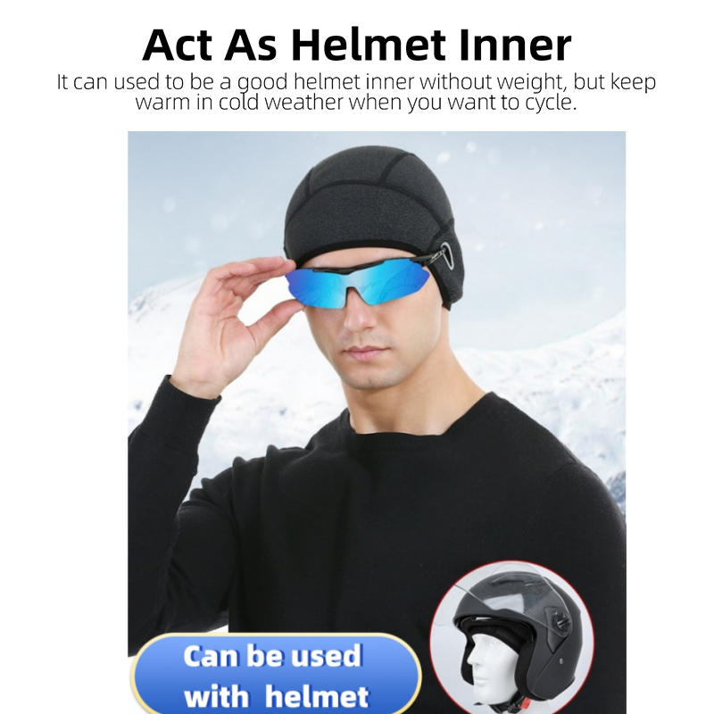 Casquette chaude de cyclisme d - Skull Cap Helmet Liner avis et prix