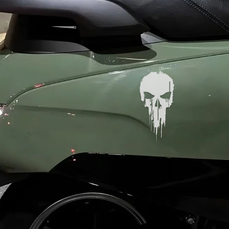 Autocollants en vinyle impermé - Skull Cap Helmet Liner avis et prix