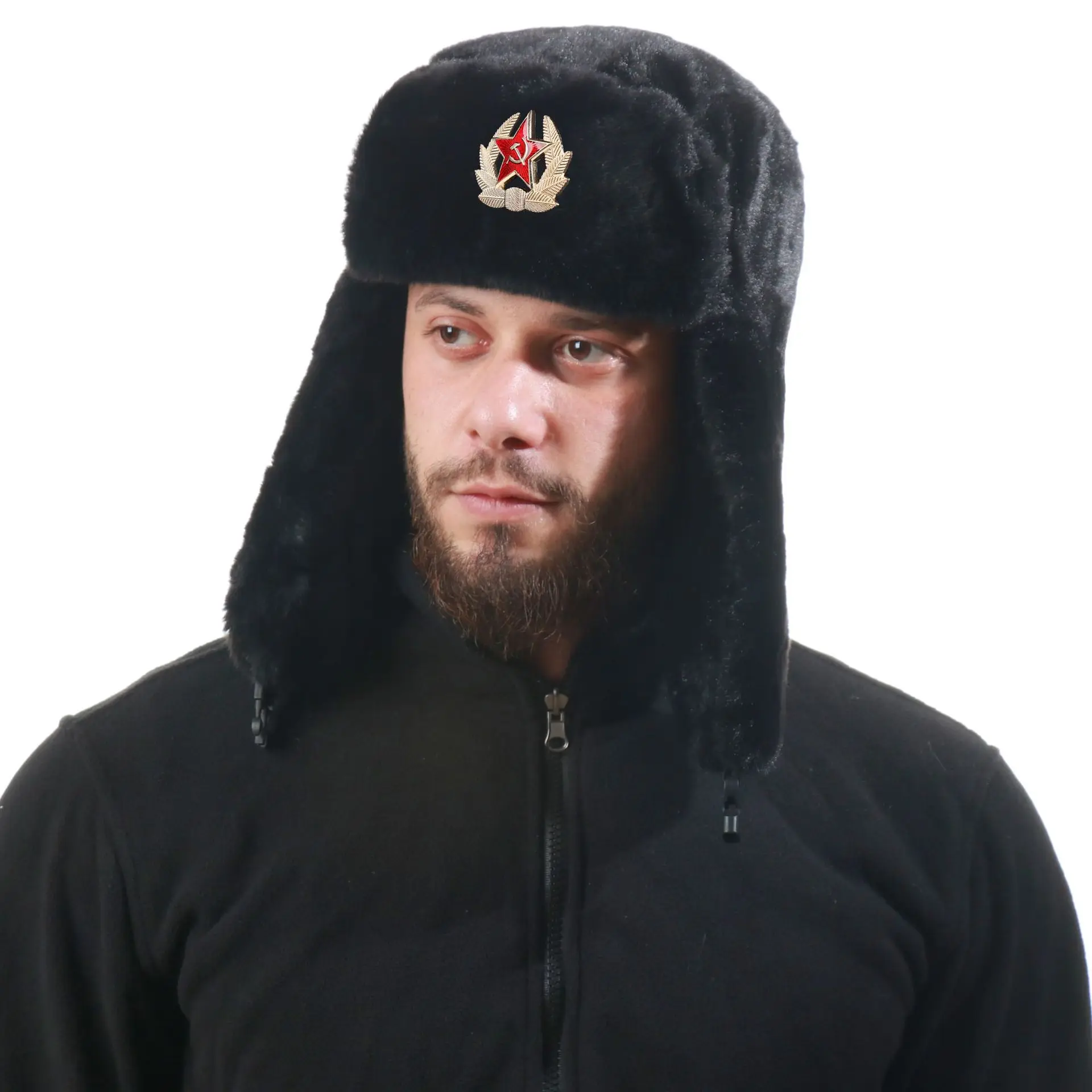 Badge soviétique Ushanka homme - Winter Trapper Hat avis et prix