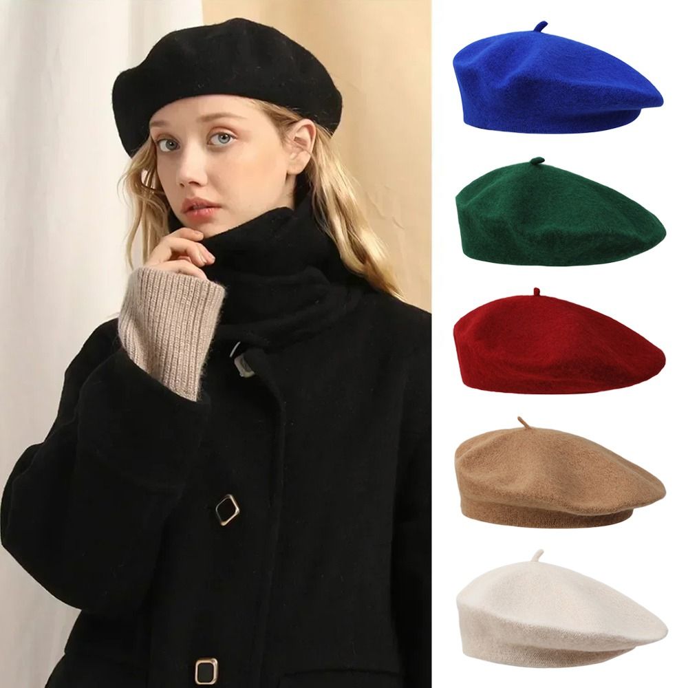Bérets en laine chauds pour l' - Beret French Wool avis et prix
