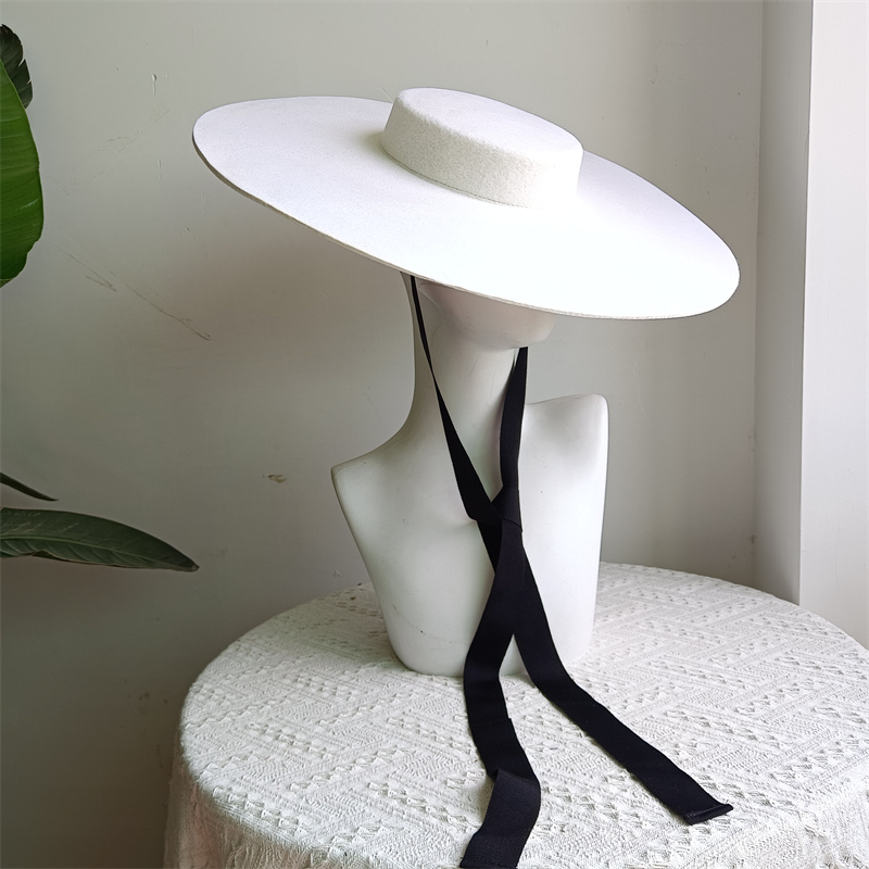 15 cm laine blé large bord lai - Fedora Hat Wool avis et prix