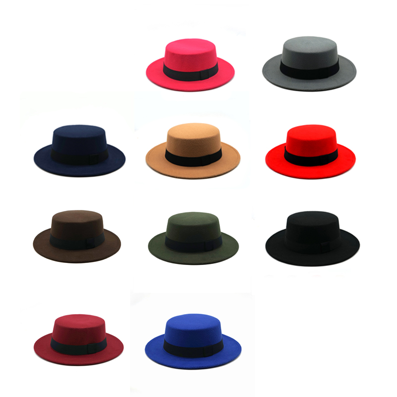Hiver automne Imitation laine  - Fedora Hat Wool avis et prix