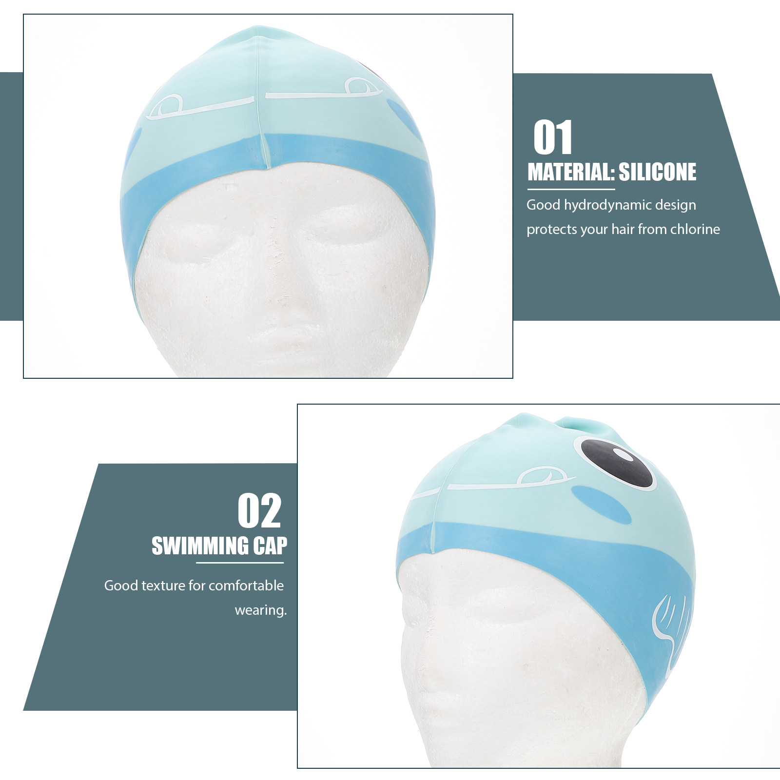Bonnet de bain en silicone pou - Swim Hat Silicone avis et prix