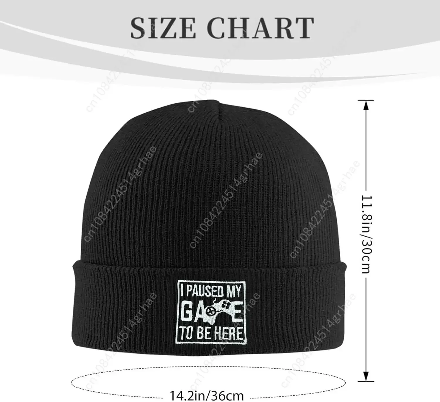 Bonnet brodé motif poisson, ch - Beanie Cuffed Knit avis et prix