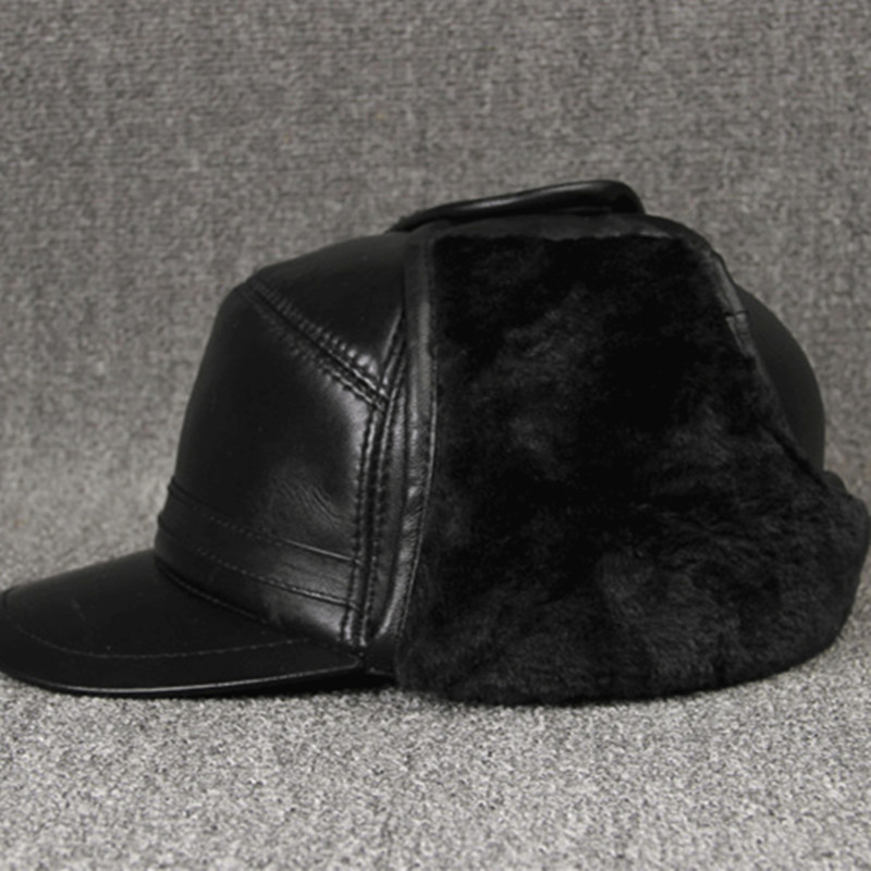 Casquettes en cuir véritable,  - Winter Trapper Hat avis et prix
