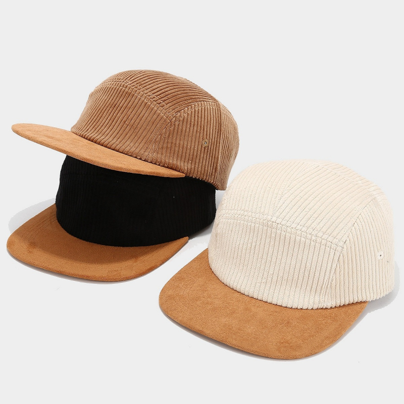 Casquette rétro en velours côt - Corduroy Cap 5 Panel avis et prix